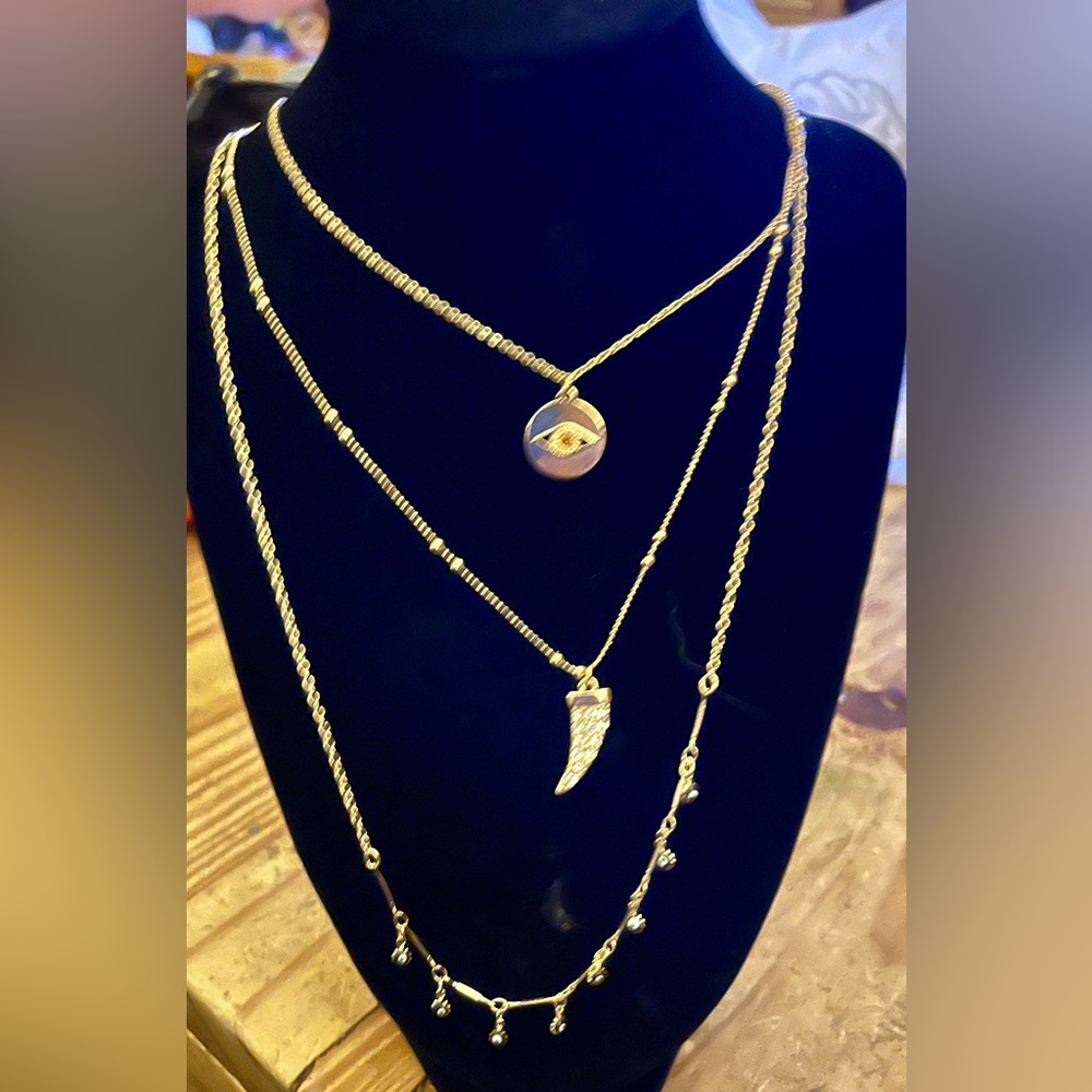 NEVER WORN, WITH TAGS!!! Lane Bryant Boho Charm Layered Necklace!